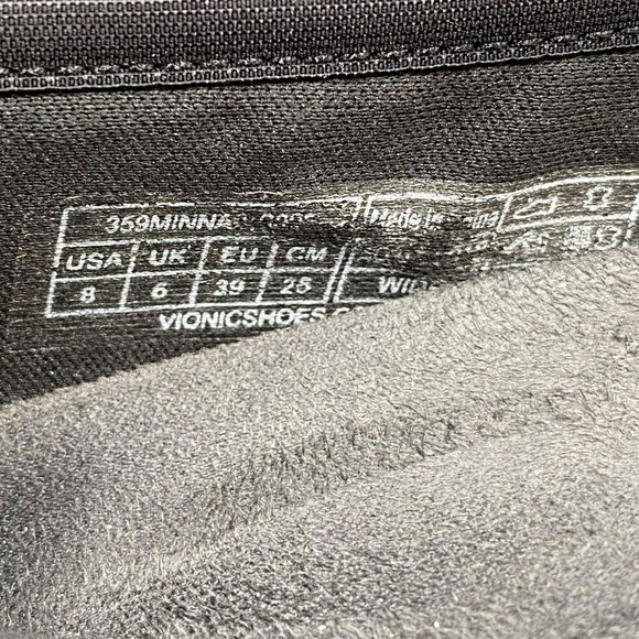 Vionic Minna Black Flats Women's Size 8 - Picture 10 of 12